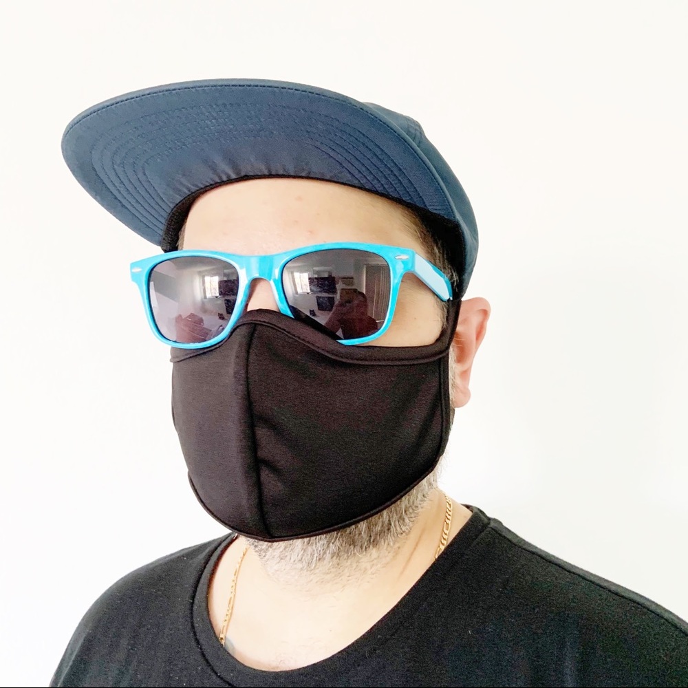 Men’s Face Mask Washable in Black 😷 - Picture 2 of 7
